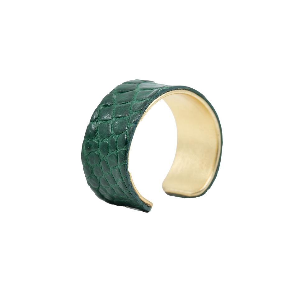 Thumbnail: Cuff | Alligator | Green + Gold
