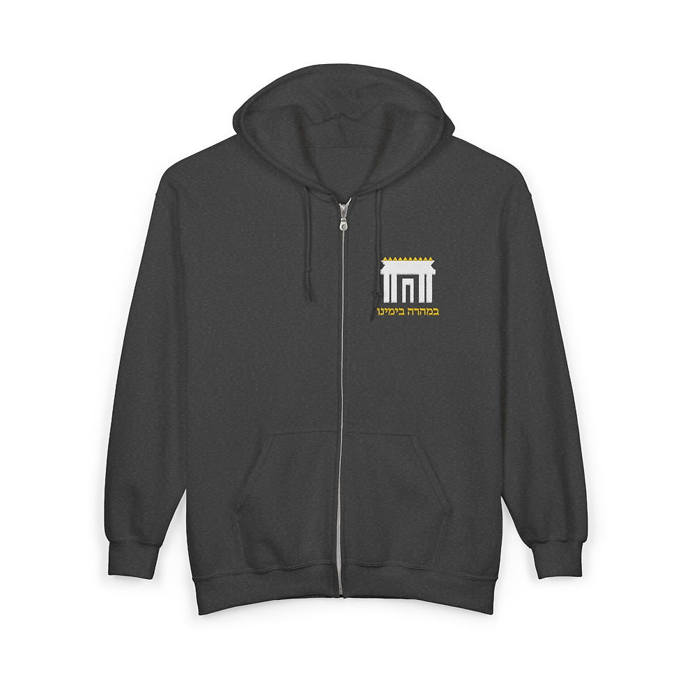 Thumbnail: Embroidered Chayal Temple Full Zip Hoodie