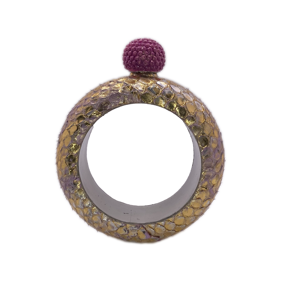 Thumbnail: Boozy Bangle | Gold + Lilac