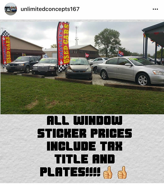 Used Cars hazel crest UNLIMITED CONCEPTS 167