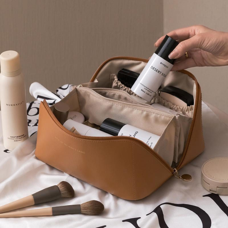 Miniatura: Large Capacity Travel Cosmetic Bag Multifunction Travel Cosmetic Bag Women Toile
