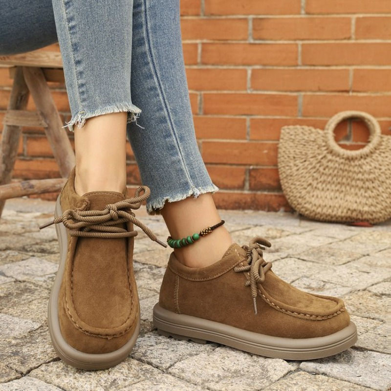 Women Sneakers Spring Plus Size Lightweight Shoes Casual Vintage Thick Bottomed