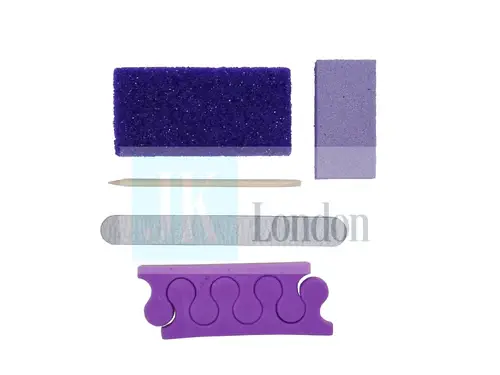 Miniatyrbild: DND 5 Piece Disposable Pedicure Kit Box