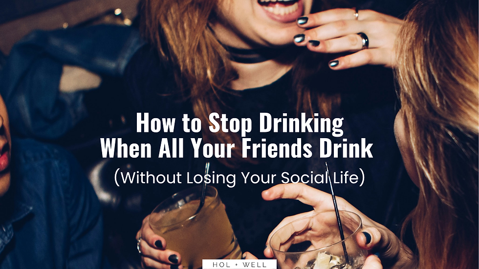 Woman at social gathering not drinking alcohol, navigating social pressure while staying sober
