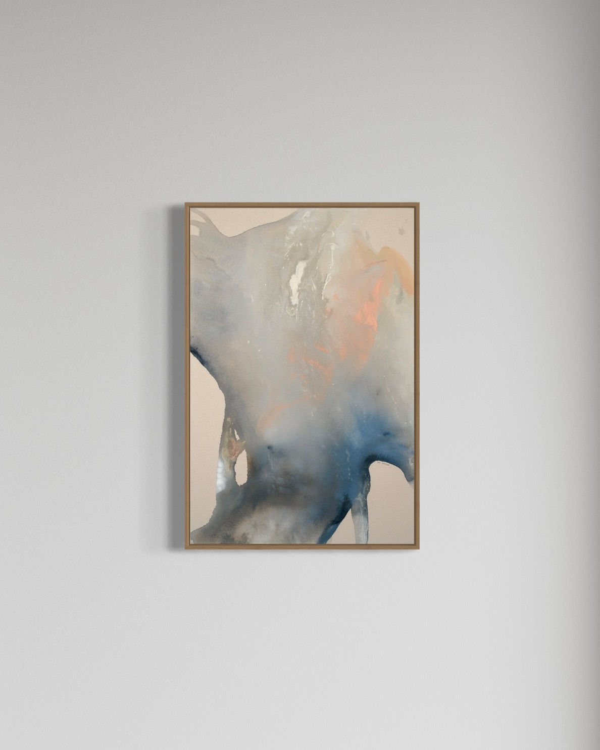 RED SUN THROUGH THE CLOUDS II