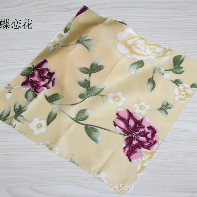 Miniatura: Natural 35cm Pure Silk Mans Pocket Square Handkerchief 100% Mulberry Silk Pocket