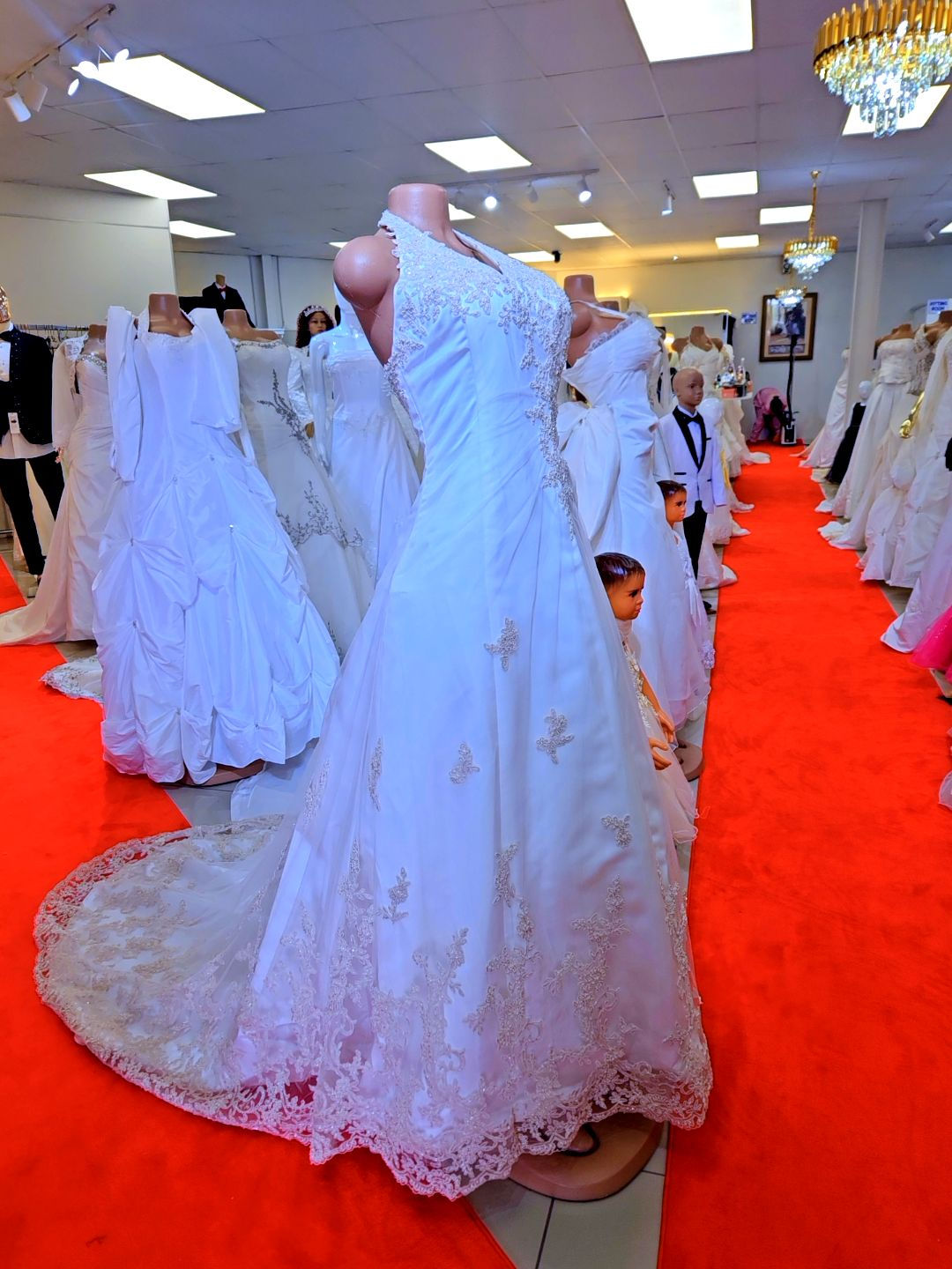 Imported royal gowns