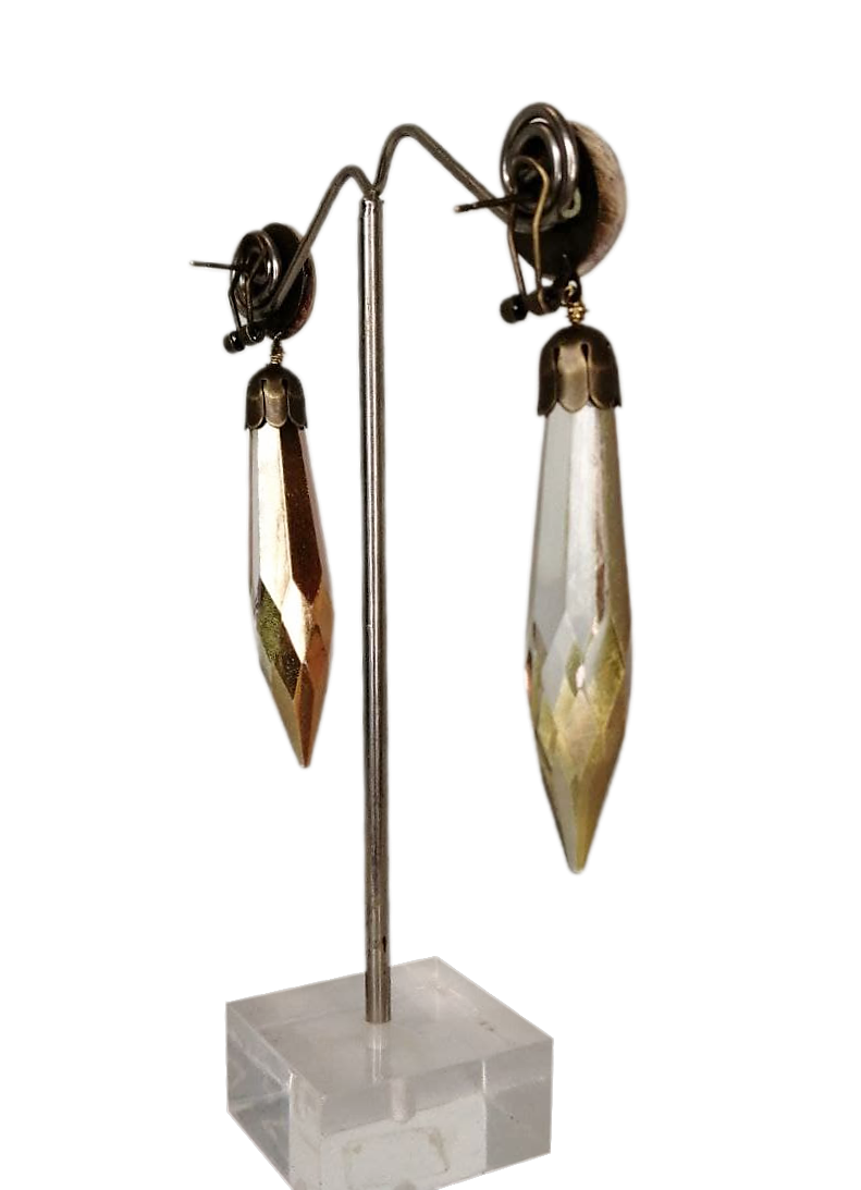 Miniatura: Pendientes cristal