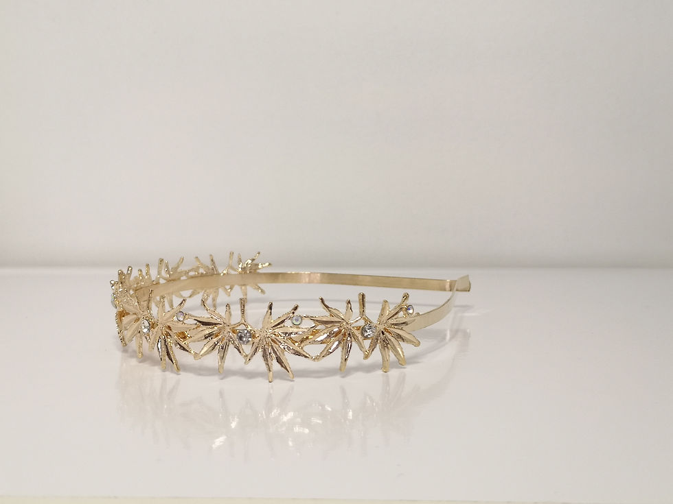 Miniatura: Diadema dorada