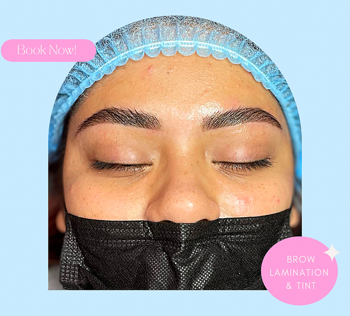 maryland brow lamination and tint