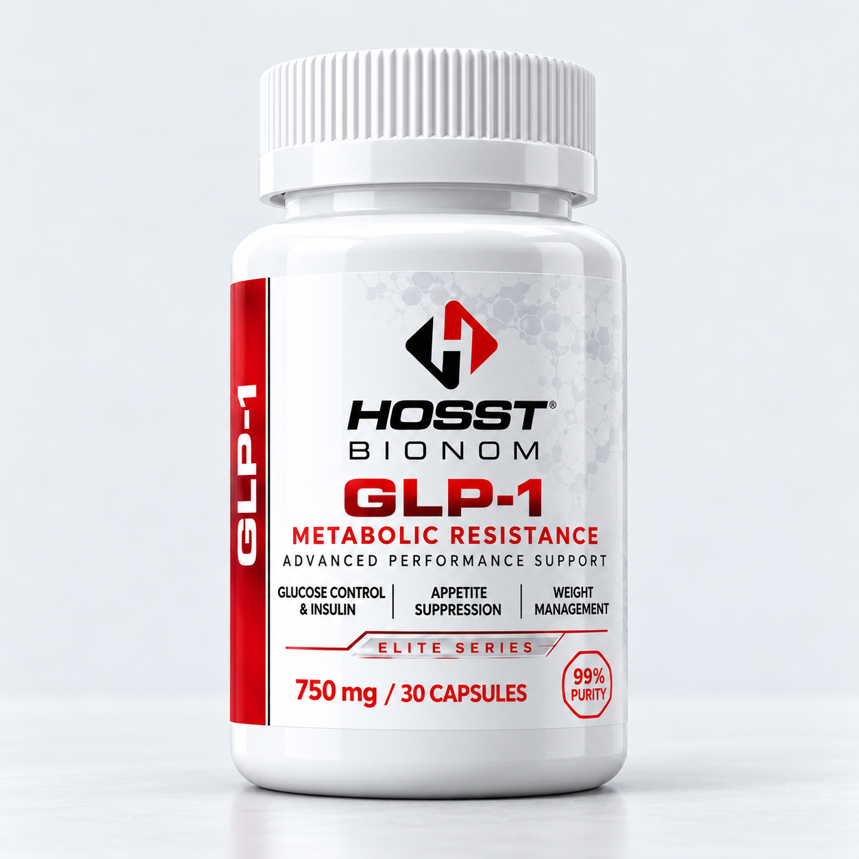 GLP-1 Metabolic Resistance - 750 mg / 30 Capsules by HOSST BIONOM