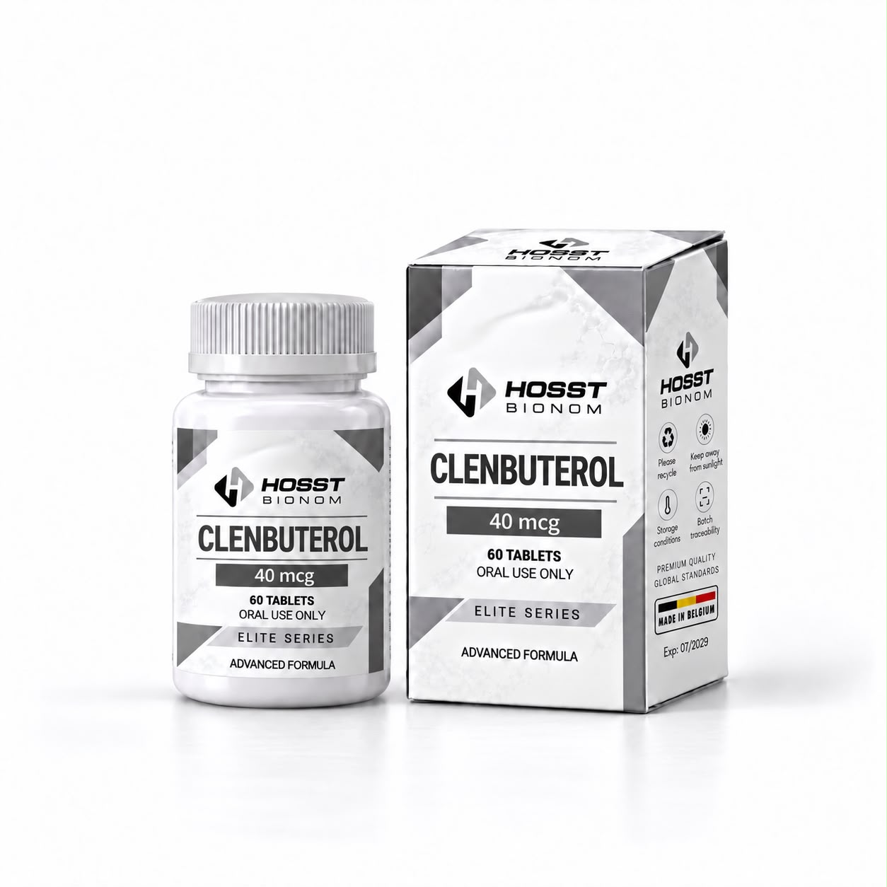 Clenbuterol HCl 40 mcg - 60 Tablets by HOSST BIONOM