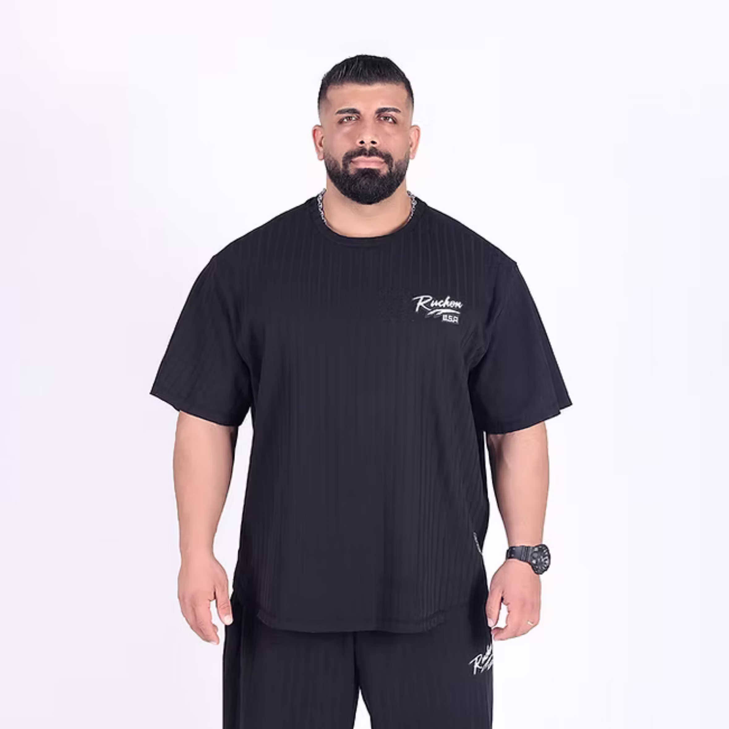 USA Oversize Tişört - Siyah