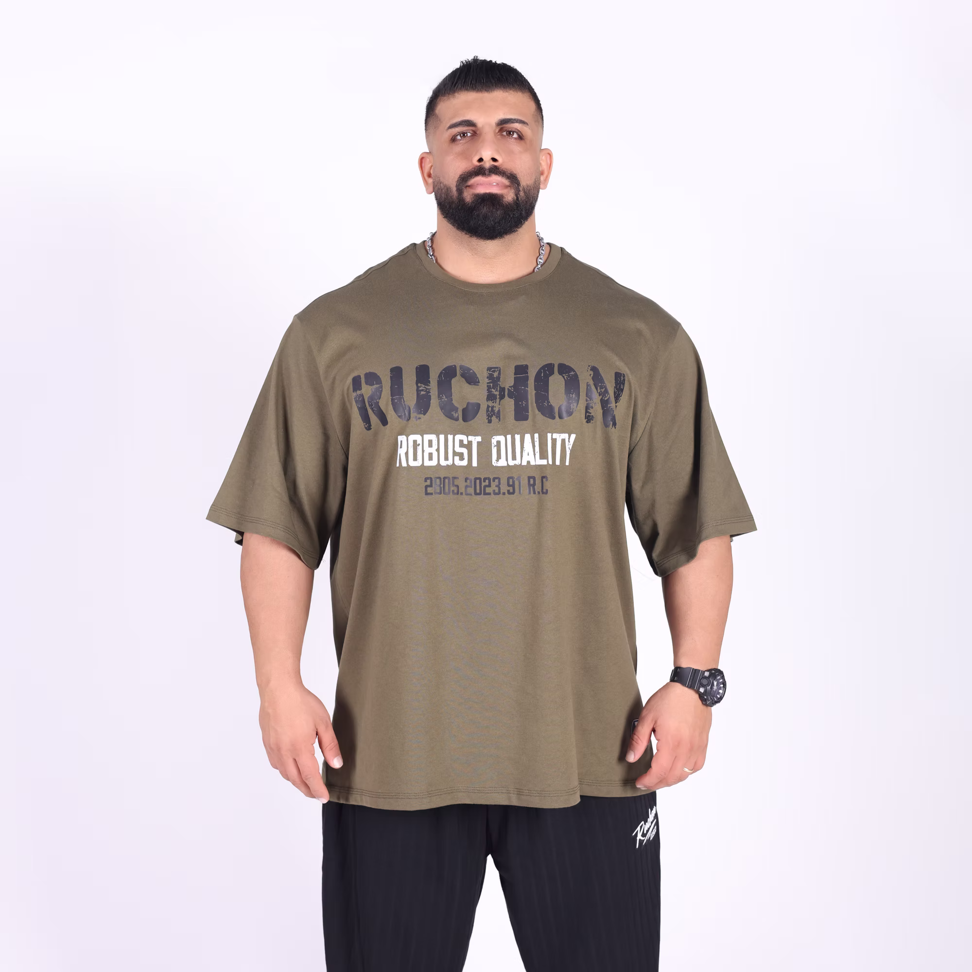 R.R. Quality Bigsize Tişört - Yeşil
