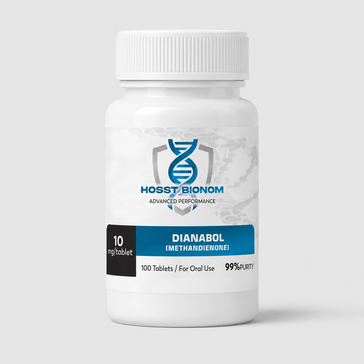 Methandienone 10 mg - 100 Tablets by HOSST BIONOM