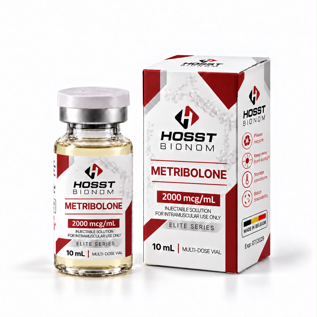 Metribolone (Methyltrienolone) 2000 mcg/mL - 10 mL by HOSST BIONOM