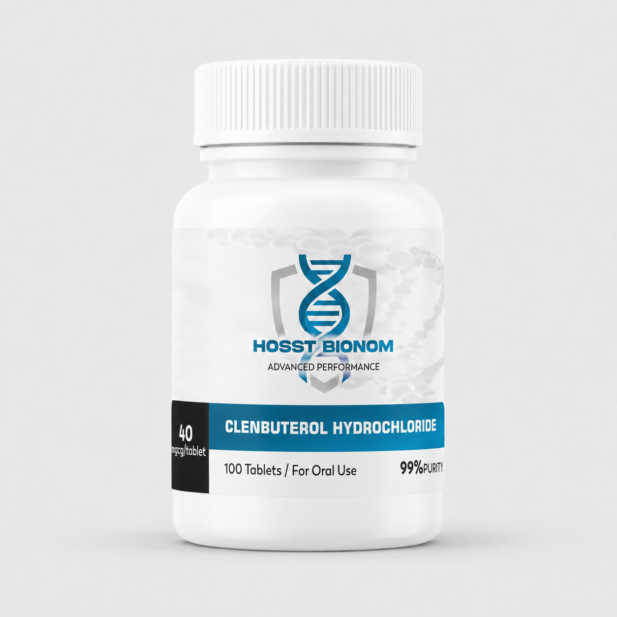 Clenbuterol HCl 40 mcg - 50 Tablets by HOSST BIONOM