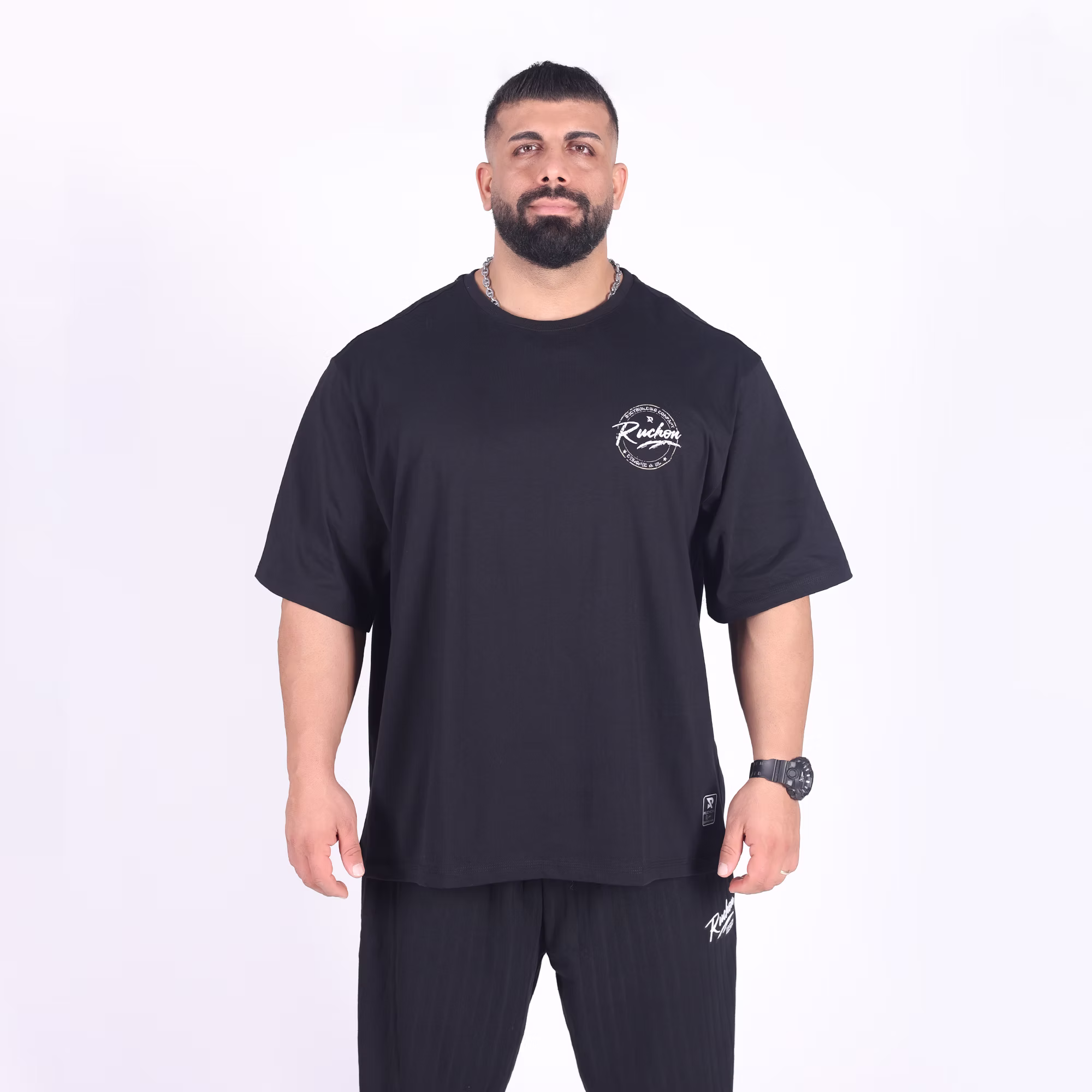 Bodybuilding Co. Bigsize Tişört - Siyah