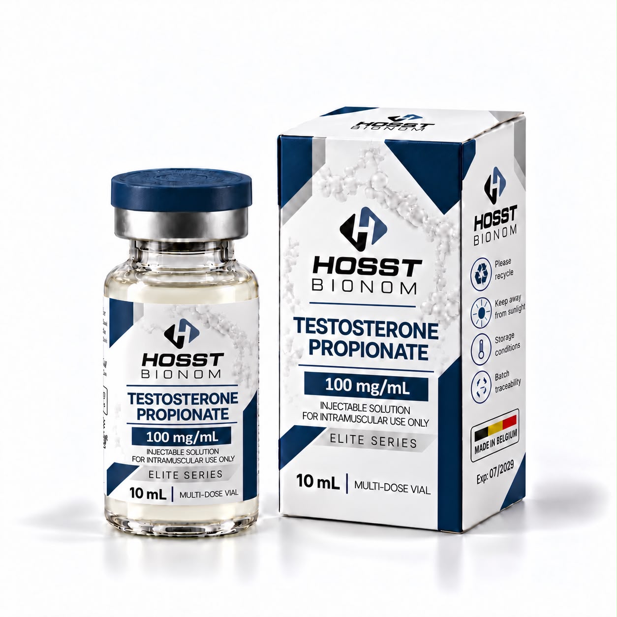 Testosterone Propionate 100 mg/mL - 10 mL by HOSST BIONOM