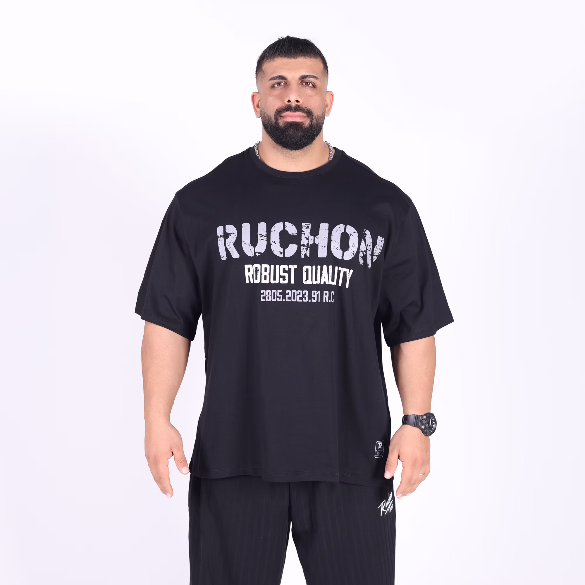 R.R. Quality Bigsize Tişört - Siyah