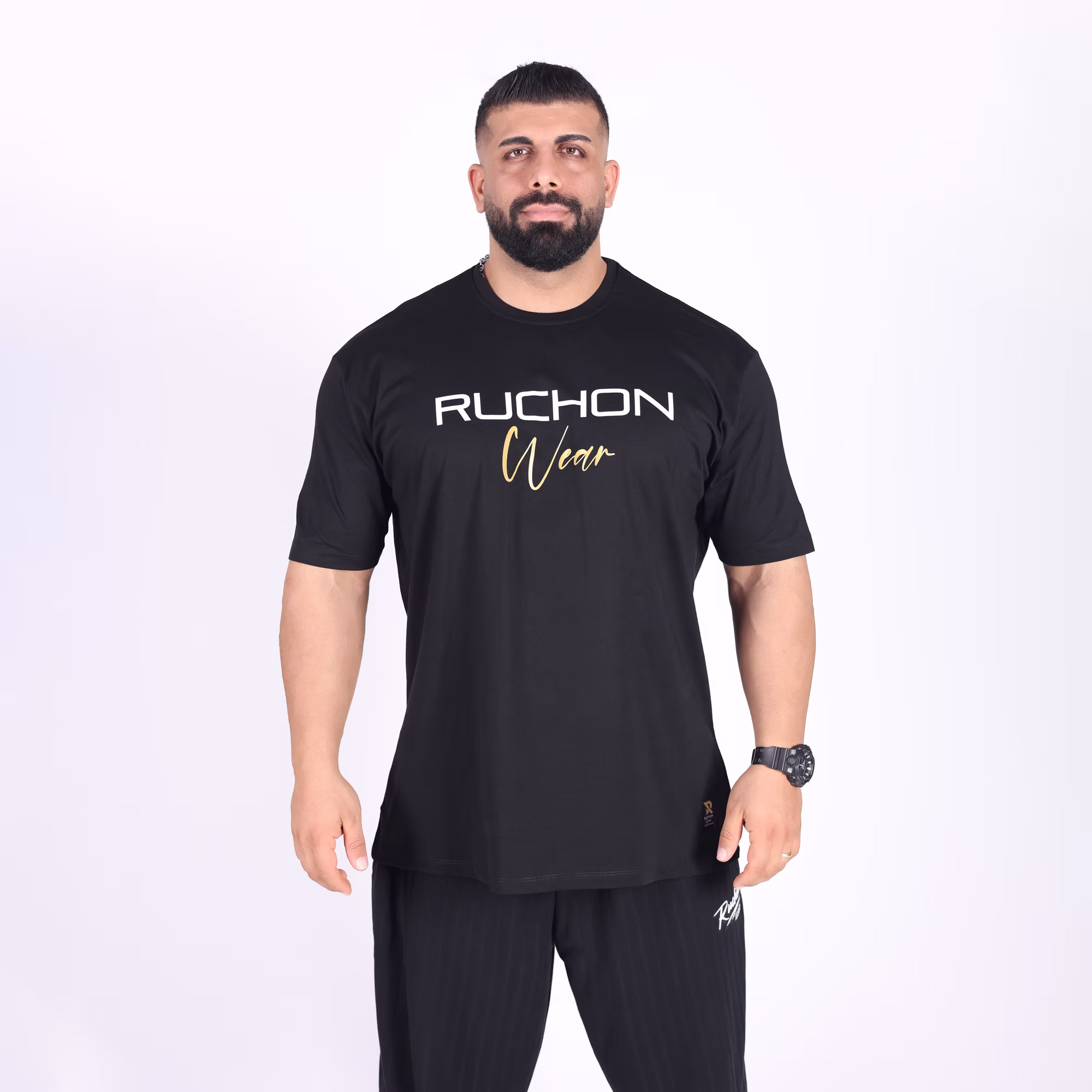 Designed in USA Fitsize Tişört - Siyah