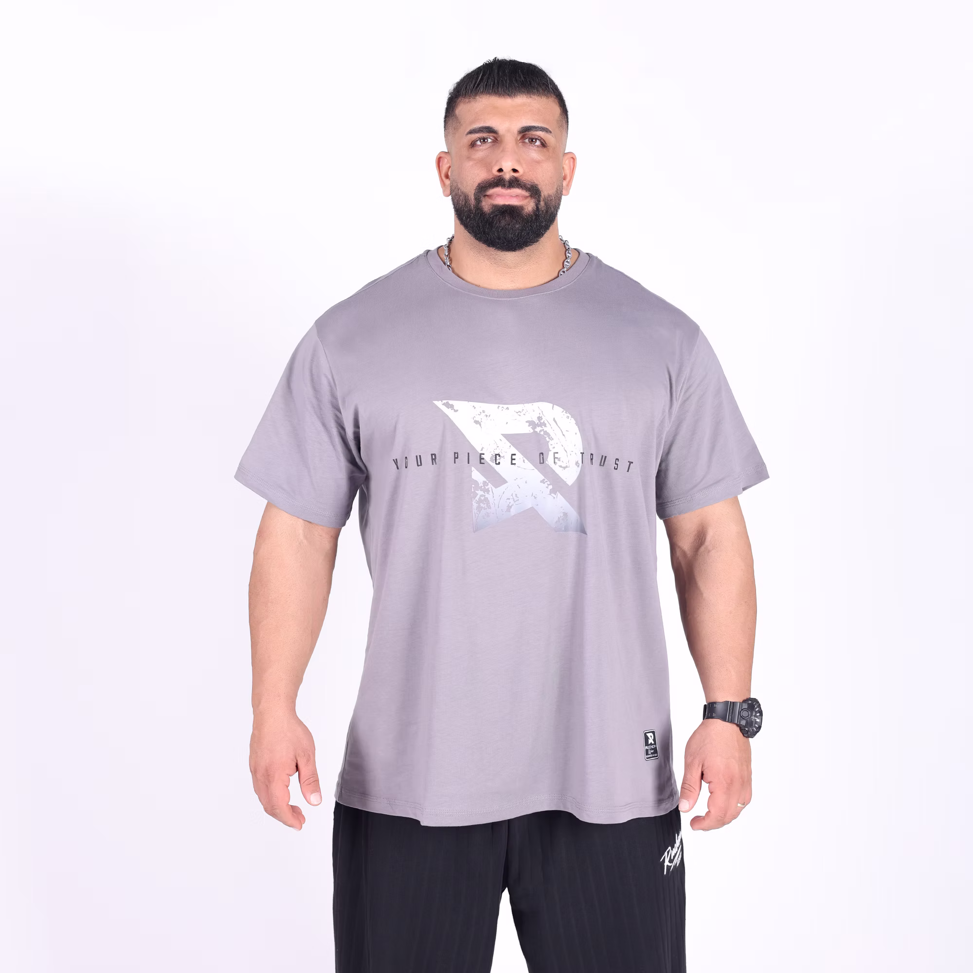 Your Piece Oversize Tişört - Gri