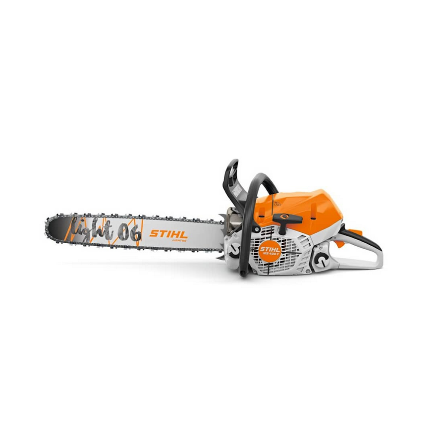 Miniaturbild: Orange Stihl Kettensäge MS 400 C-M VW mit Light 06 Schiene