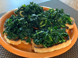 黒キャベツのブルスケッタ