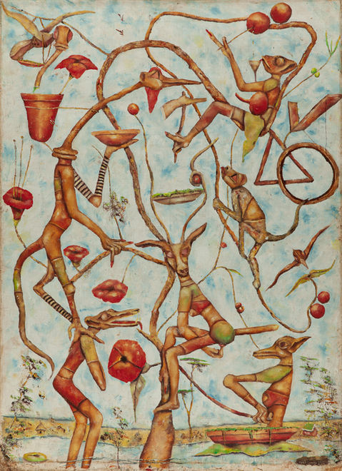 Meek Gichugu_Nation's Fruit_1998_Oil on canvas.jpg