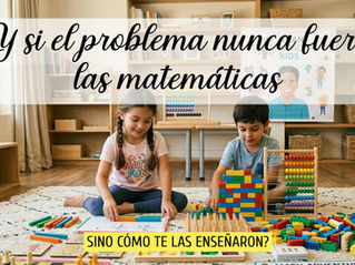 Niños aprendiendo matemáticas a través del juego y sin memorizar. Matemáticas sin escuela