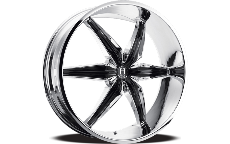 26X9.5 6-135/139.7 HELO HE866 CHROME W/INSERTS 10/106.25