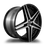 Thumbnail: 22X9 5/114.3 CAPRI C5260 BLACK MACHINED  +35/73.1