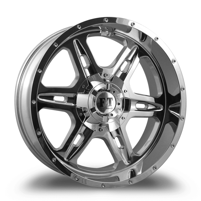 17X9 8-170 FULL THROTTLE FT-6054 CHROME -12/125.7