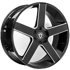 24X10 5/115 CAPRI C5288B BLACK MILLED -15/73.1