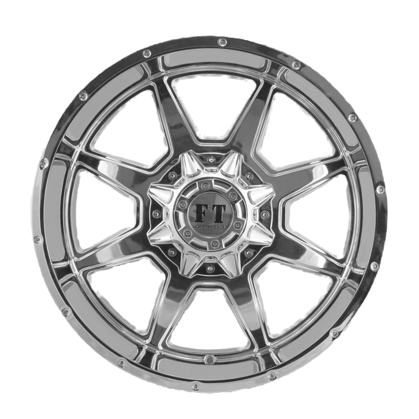 Thumbnail: 20X10 6-135/139 FULL THROTTLE FT-2 CHROME   +0/108.1