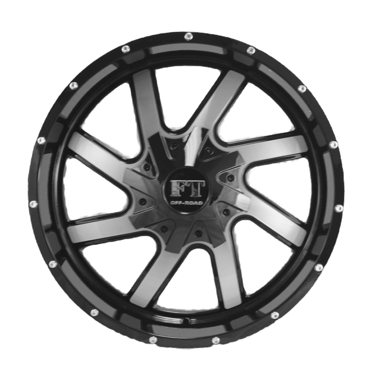 Thumbnail: 17X9 6-120/139 FULL THROTTLE FT-1 GLOSS BLACK/MACHINED   0/78.3