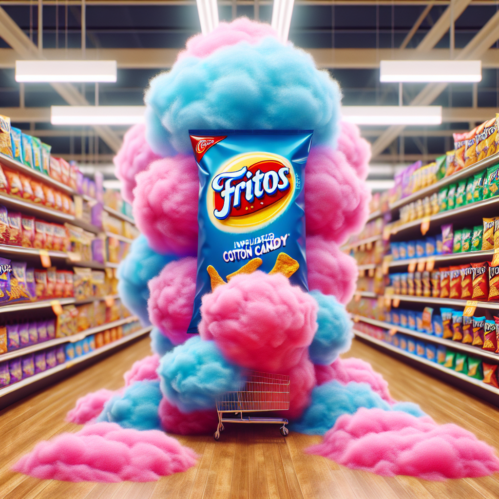 Fritos Cotton Candy Closeup