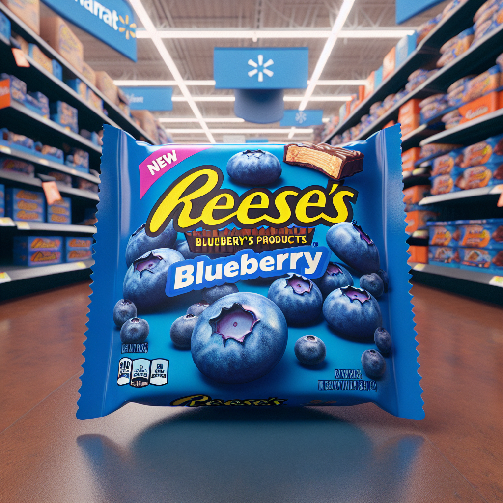 Berry Blue Reese's Display