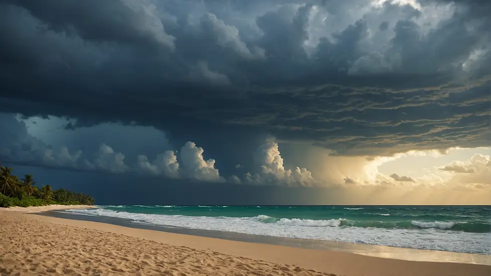 Tropical Storm RAFAEL's Current Location