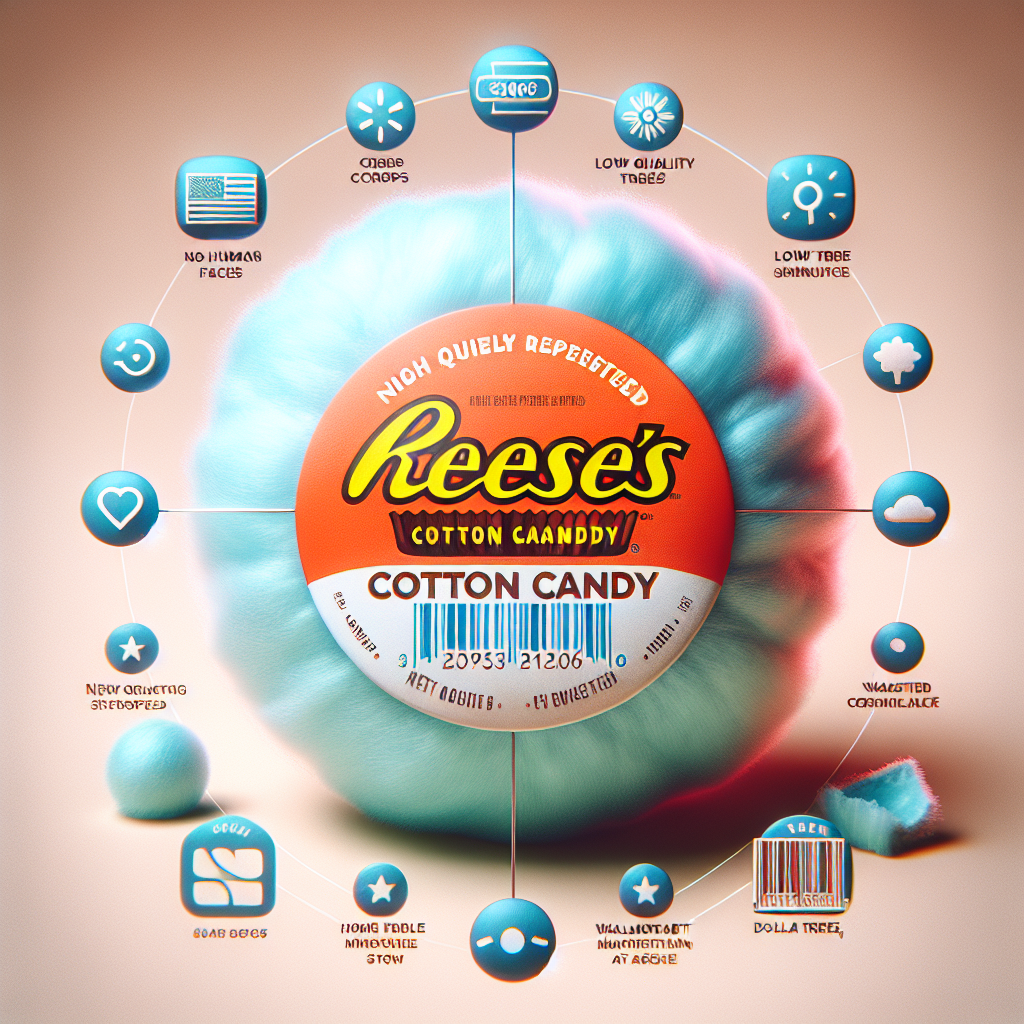 Dollar Tree Reese's Cotton Candy