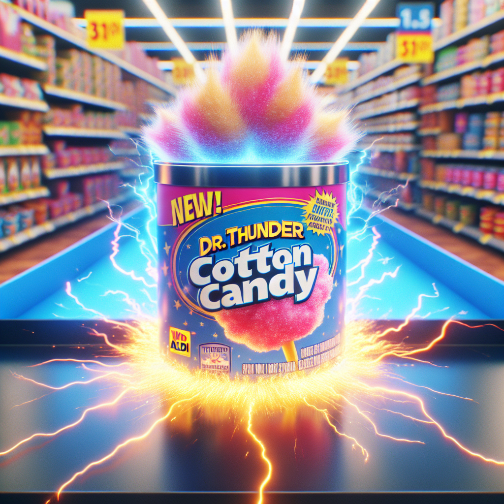 Dr. Thunder Cotton Candy Display