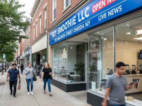 Sky Smoothie LLC Now Open at 150 Madison Street in Oneida New York