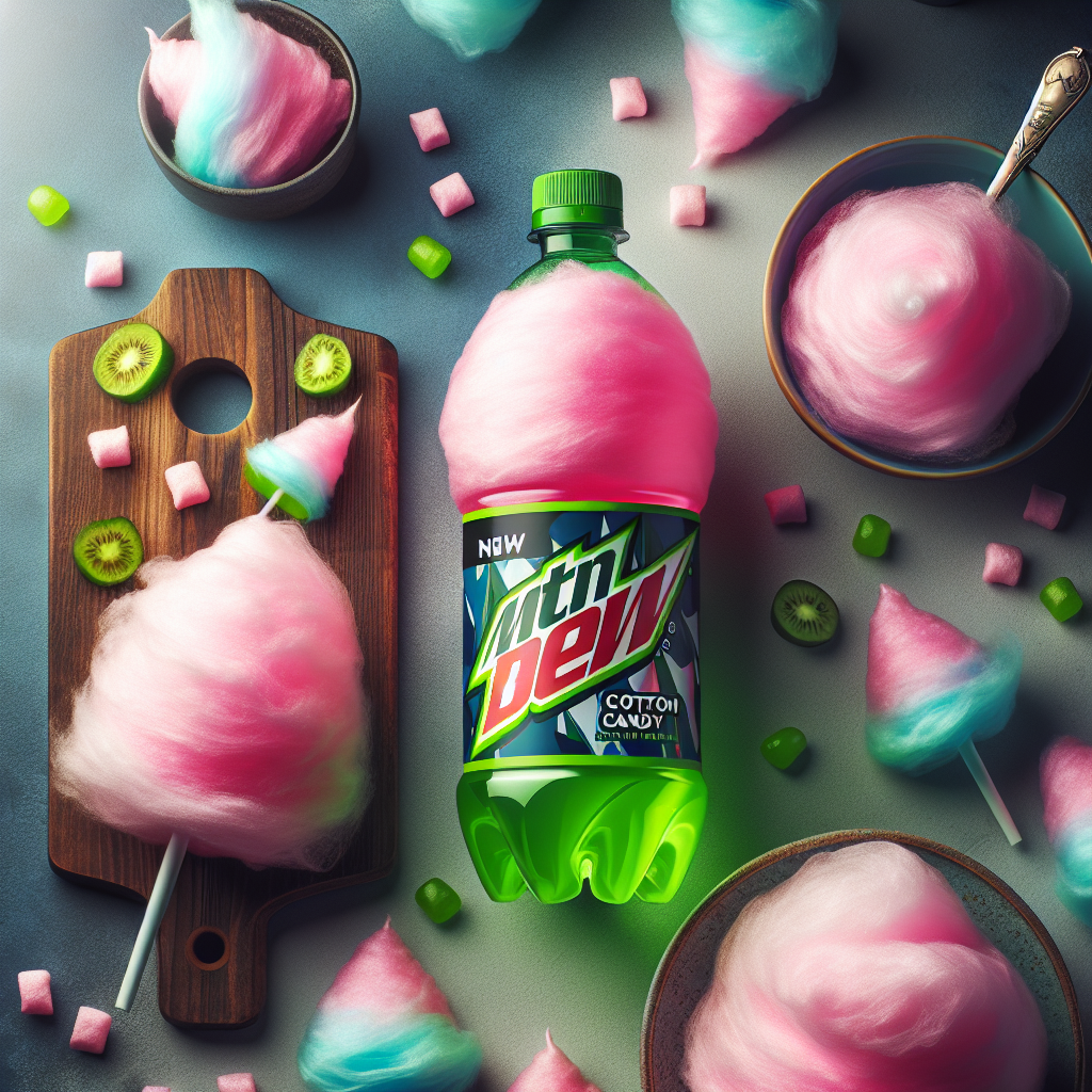 Refreshing Mountain Dew Cotton Candy