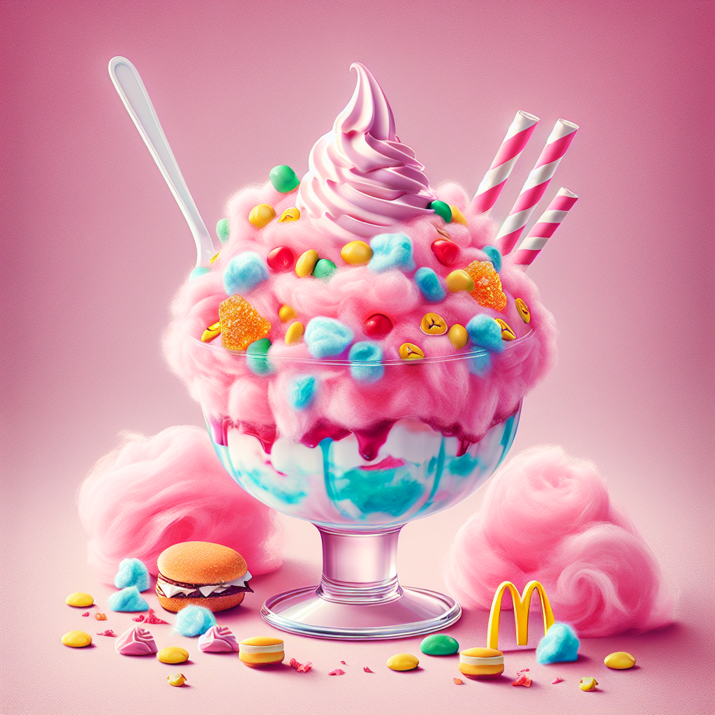 Cotton Candy Sundae Bliss