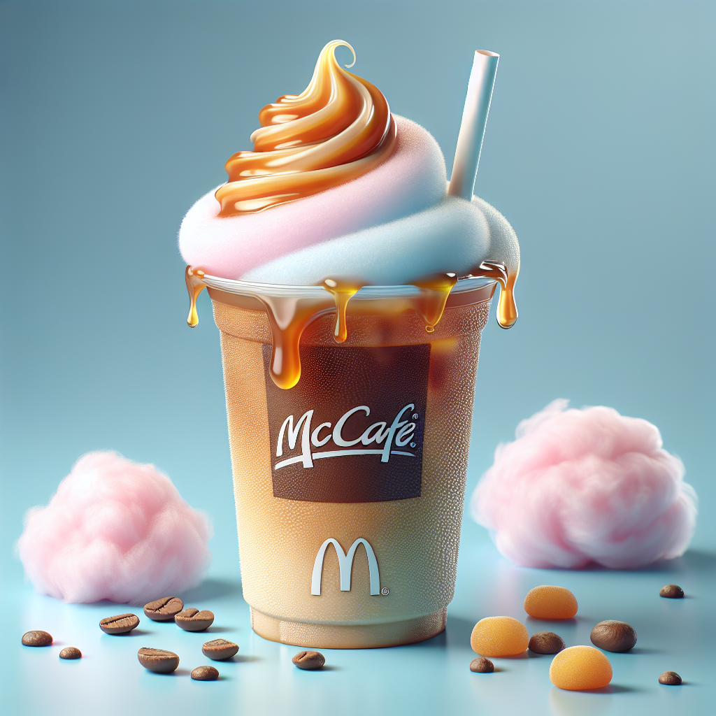 Iced Coffee Cotton Candy
