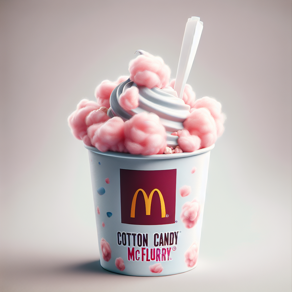 Cotton Candy Explosion McFlurry