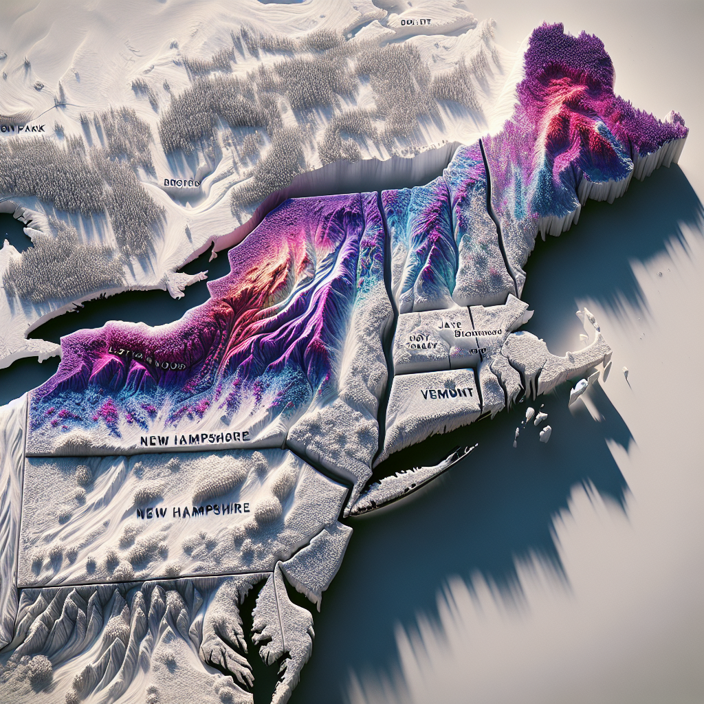 Northeast Ski Areas Map