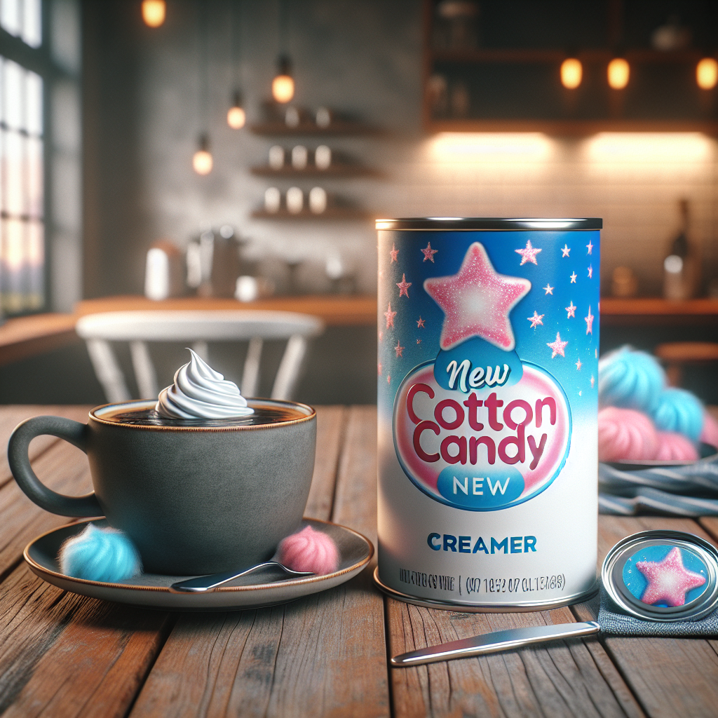 Cotton Candy Creamer and Coffee