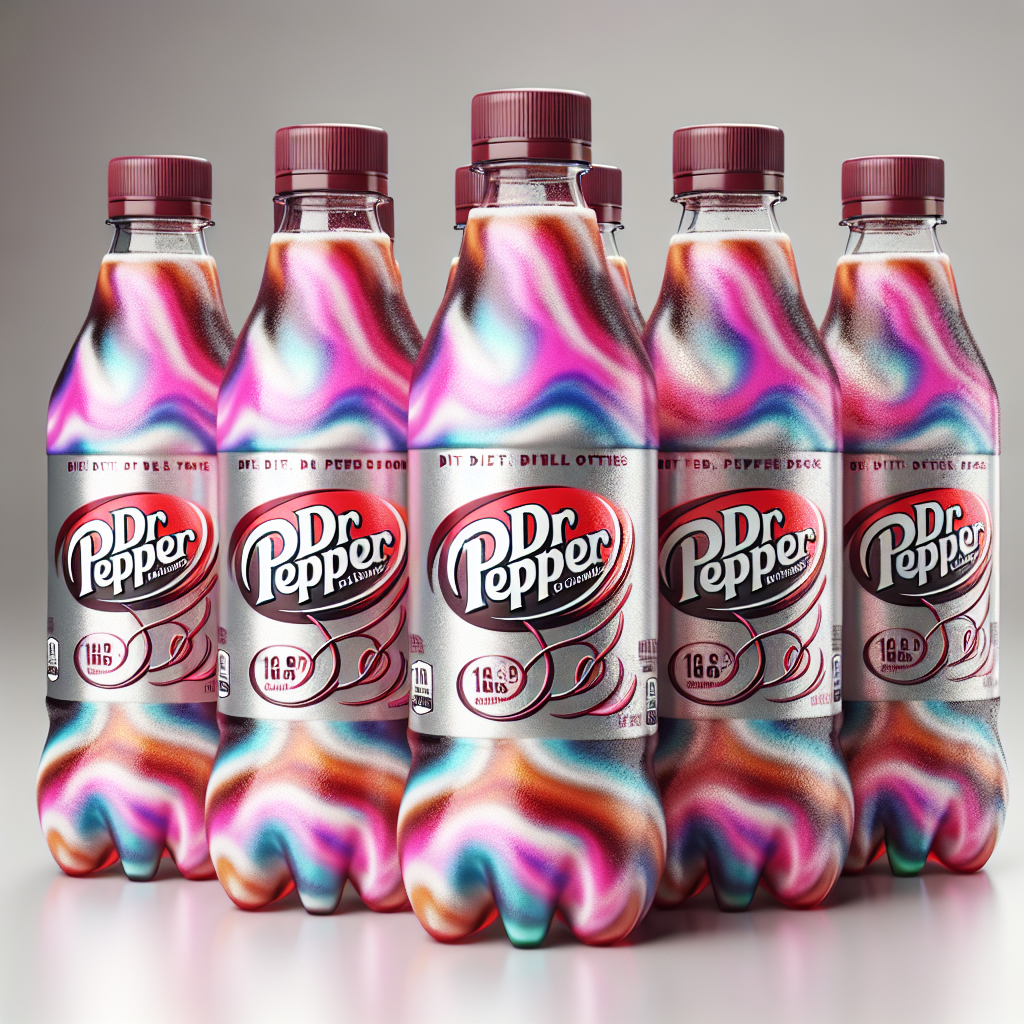 Diet Dr Pepper Cotton Candy Bottle