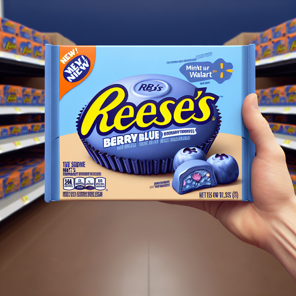 Berry Blue Reese's Packaging